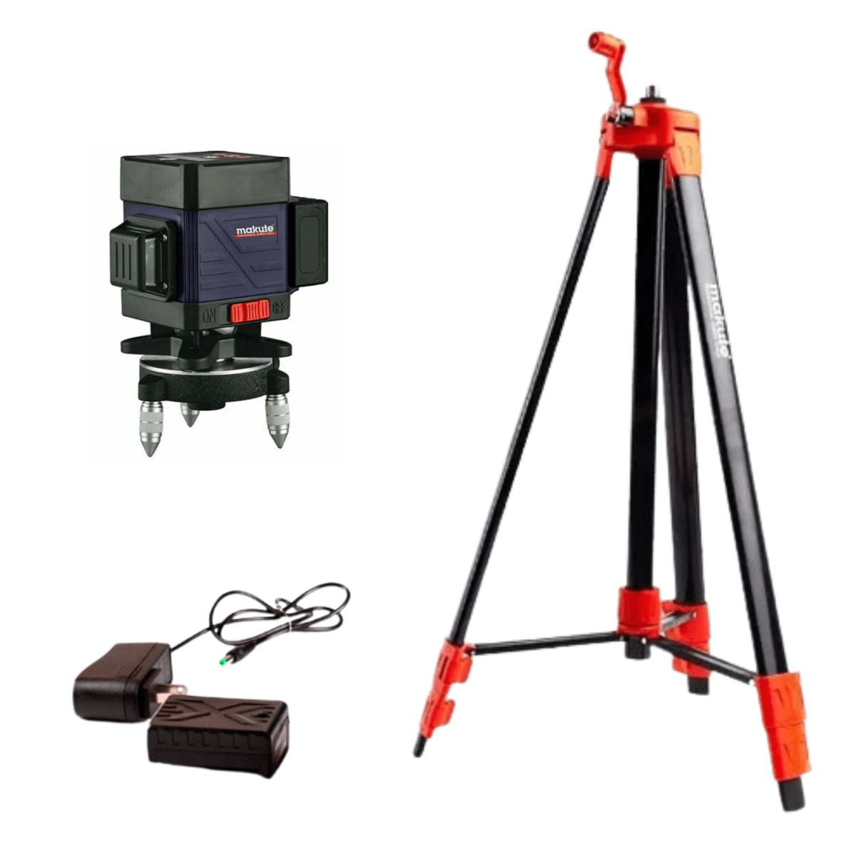 MAKUTE - Nivel laser 12 lineas con tripode y maletin Makute