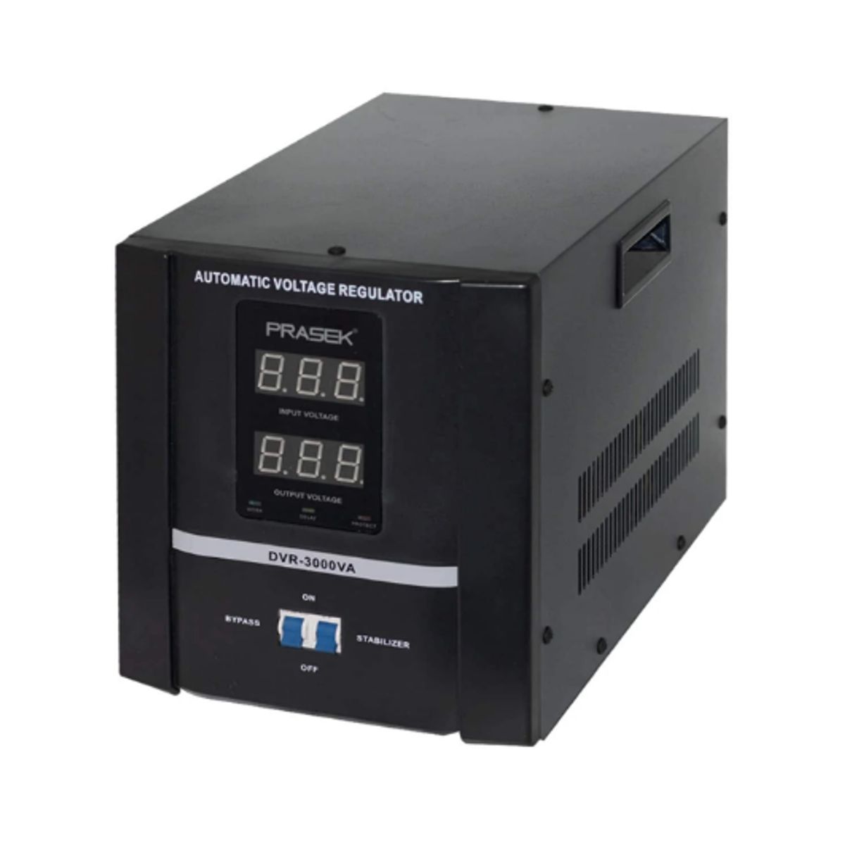 PRASEK - Estabilizador de Voltaje Servomotor 3000VA DVR-3000VA PRASEK