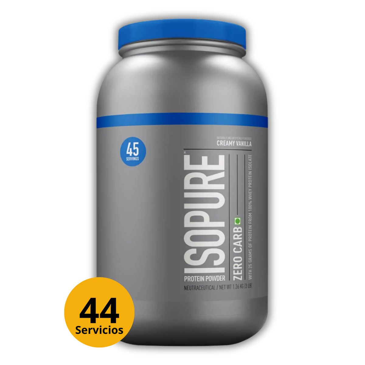 GENERICO - ISOPURE ZERO CARB 3LB CREAMY VAINILLA - PROTEÍNA ISOLATADA