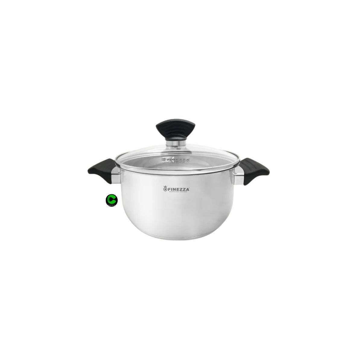 FINEZZA - Juego de ollas FINEZZA Acero Inoxidable FZ-1007TV-IN 8 Pzas