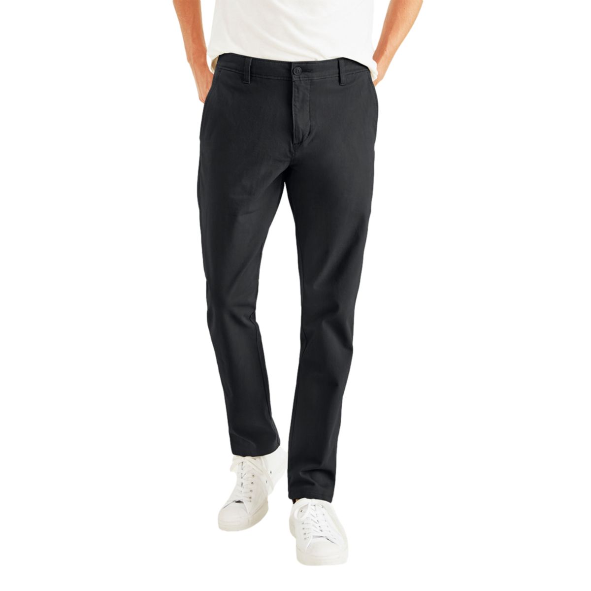 DOCKERS - Pantalón Casual Chino Slim Fit Negro Dockers