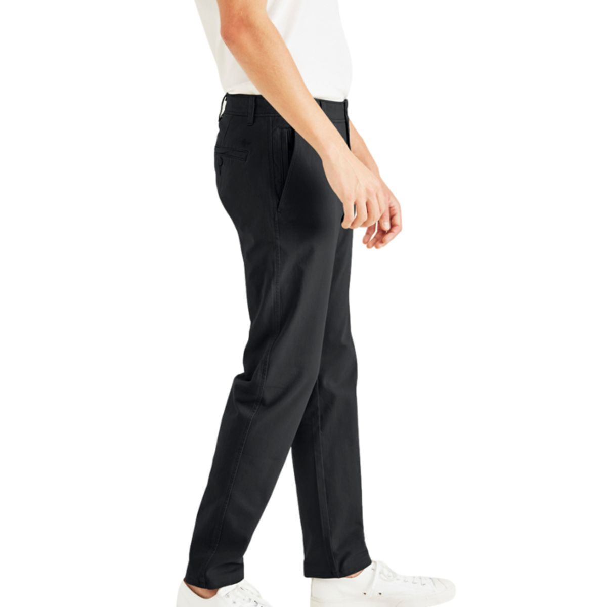 DOCKERS - Pantalón Casual Chino Slim Fit Negro Dockers