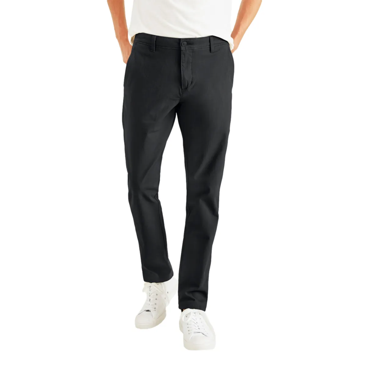 DOCKERS - Pantalón Casual Chino Slim Fit Negro Dockers