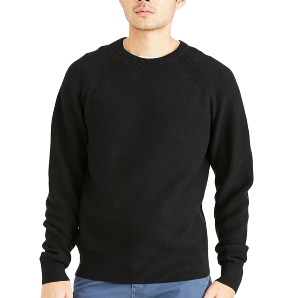 DOCKERS - Chompa Hombre Core Crew Regular Fit Negro Dockers