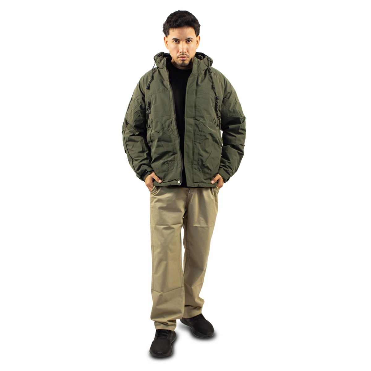 DM DEXMEN - Casaca Dexmen Acolchada Corte Verde