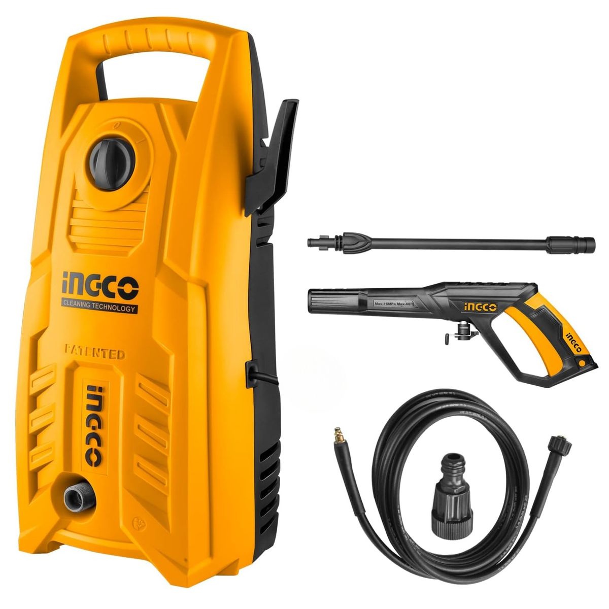 INGCO TOOLS - HIDROLAVADORA DE ALTA PRESION 1900 PSI INGCO HPWR14008