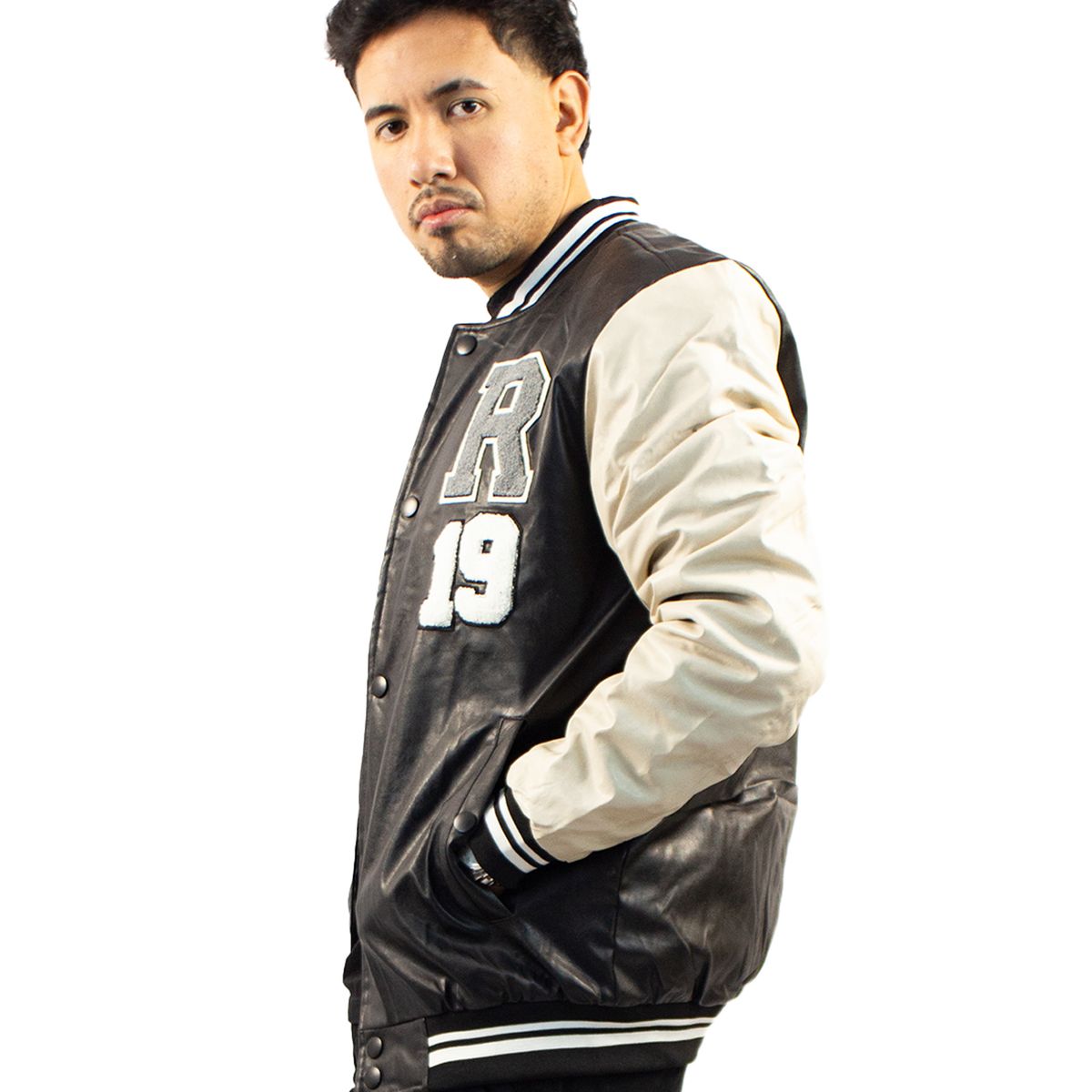 DM DEXMEN - Casaca Dexmen Bordado R Negro