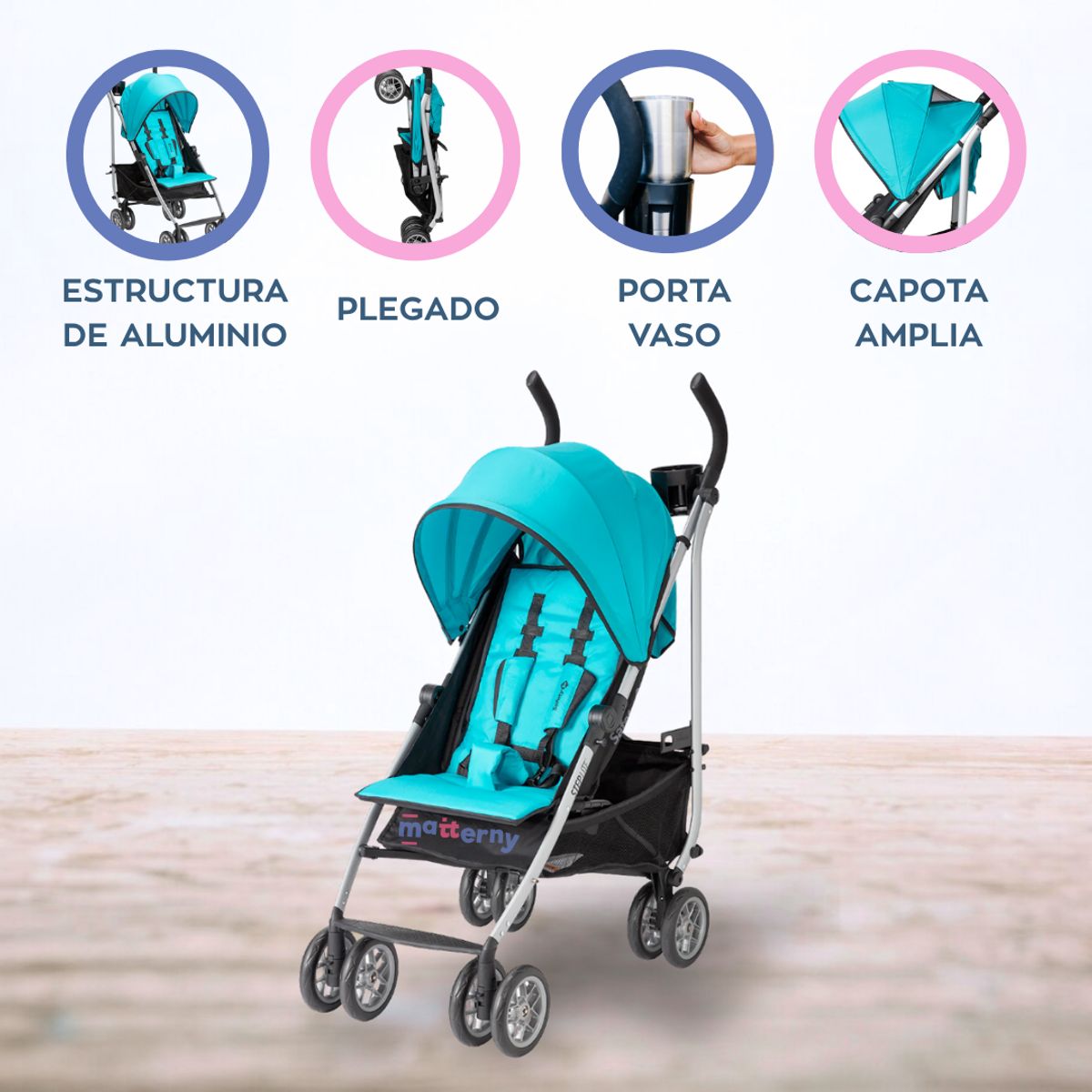 SAFETY 1ST - Coche Bastón  «STEP LITE»