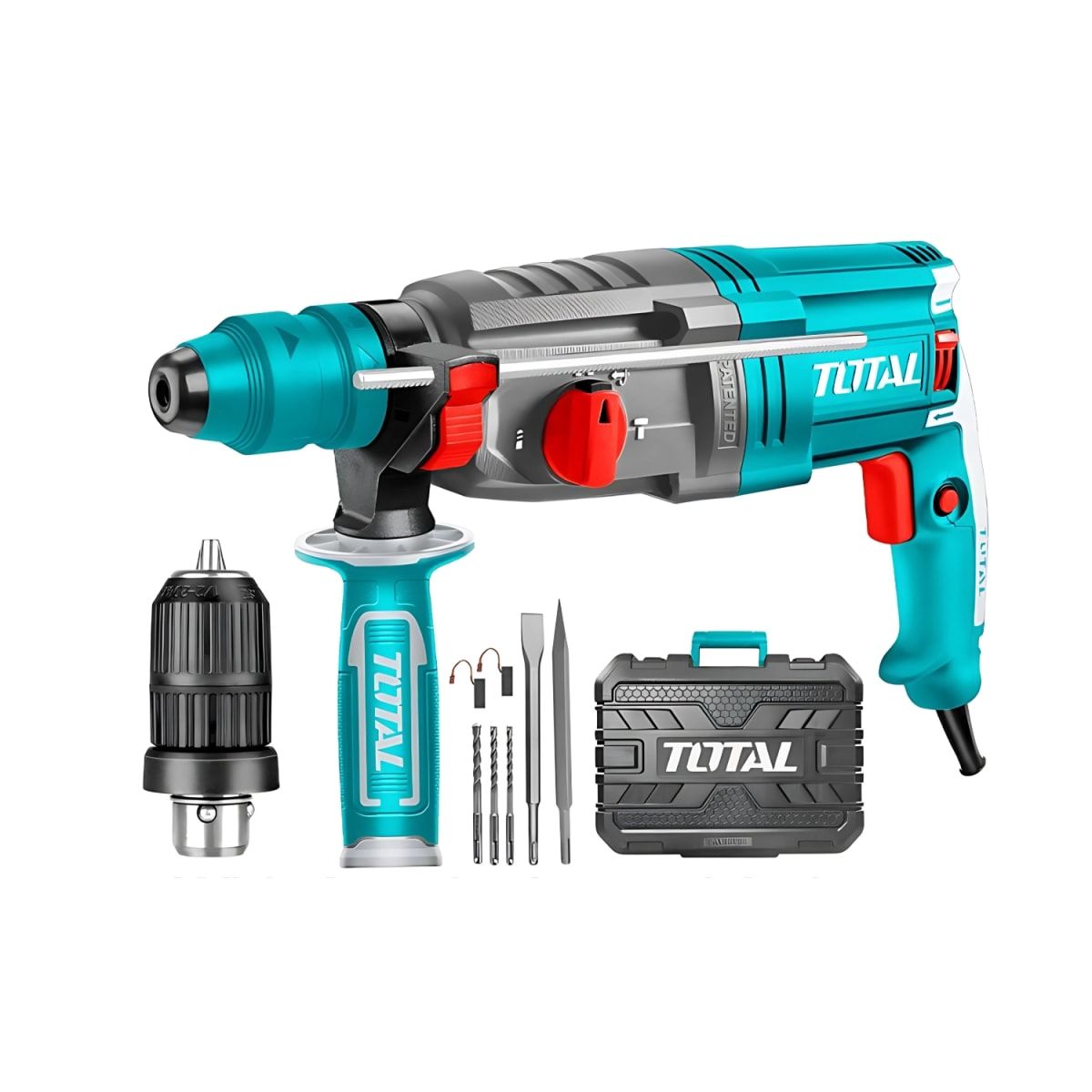 TOTAL TOOLS - Rotomartillo SDS Plus 950w con acople Total