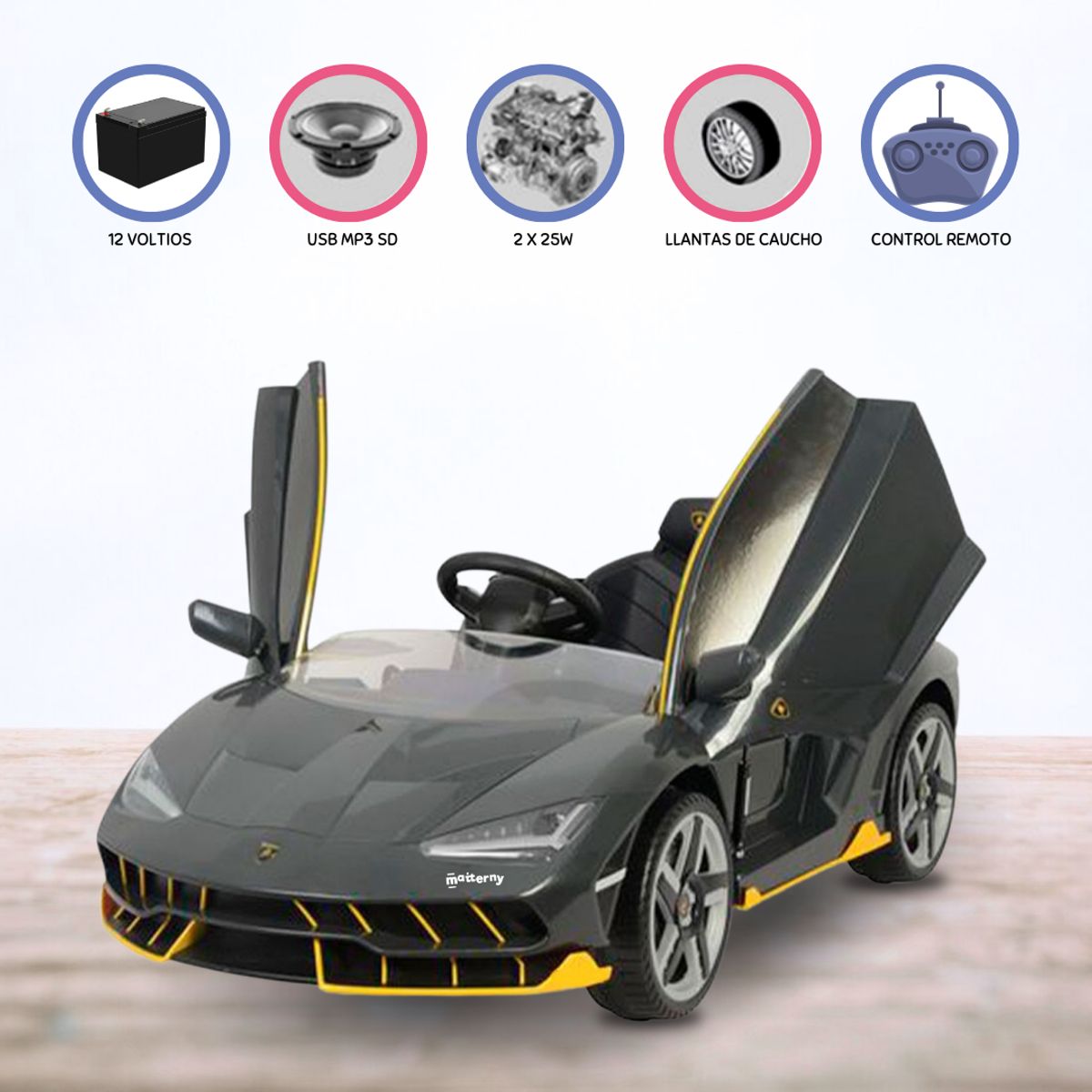 LAMBORGHINI - Carro a Batería LAMBORGHINI «CENTENARIO»