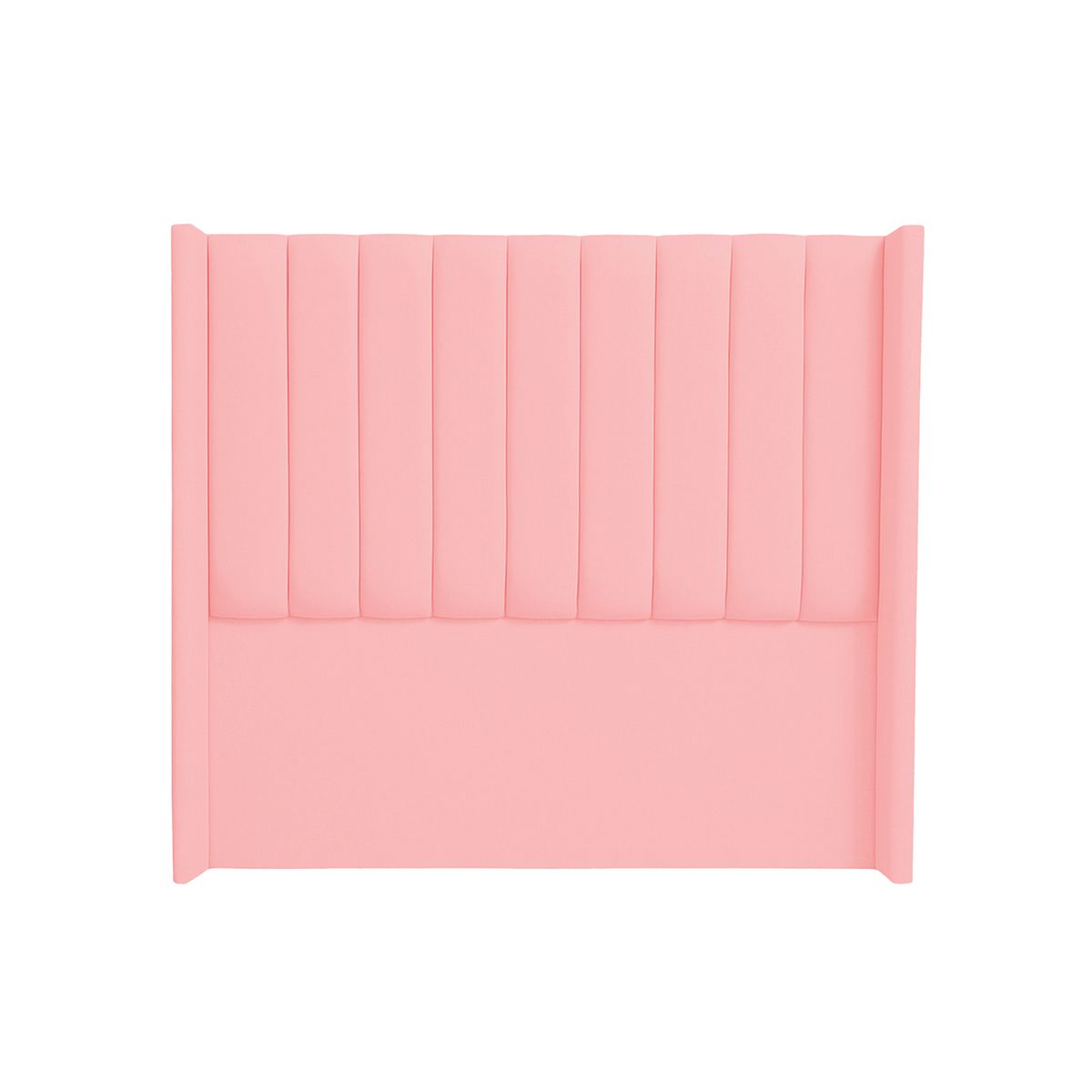 MUEBLES MACRUMO - Combo Cama tapizada Barcelona - Queen Rosado + Colchón Semiortopédico