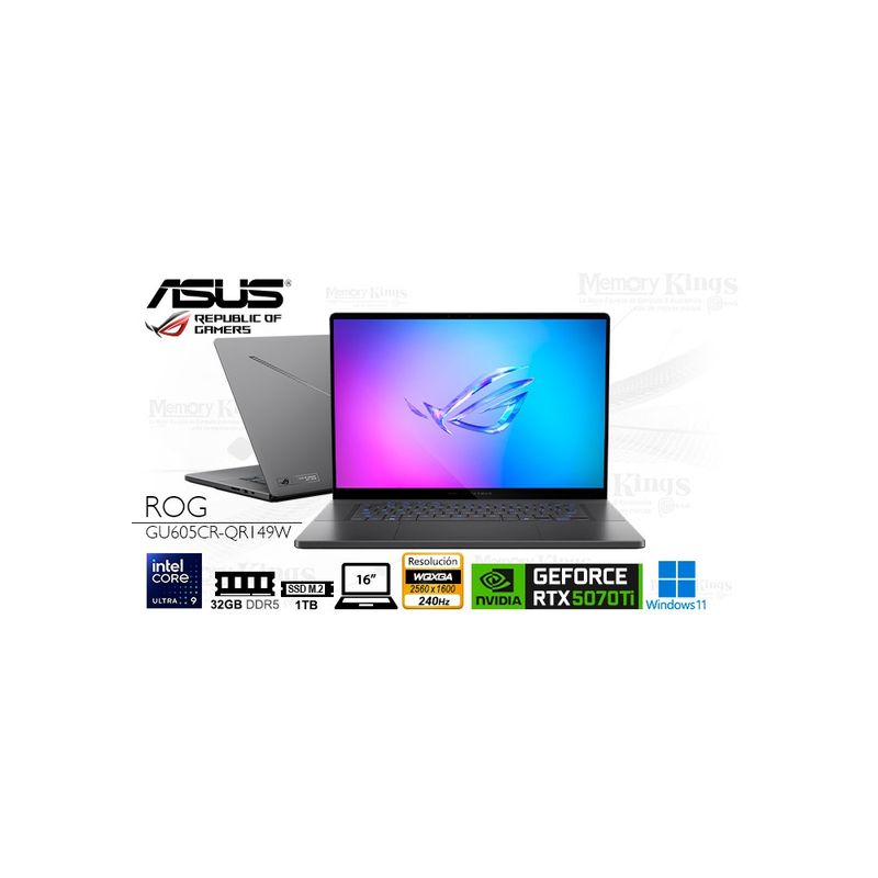 ASUS - Asus ROG Zephyrus G16 - Laptop Ultra 9 16 FHD 32GB RAM 1TB SSD R