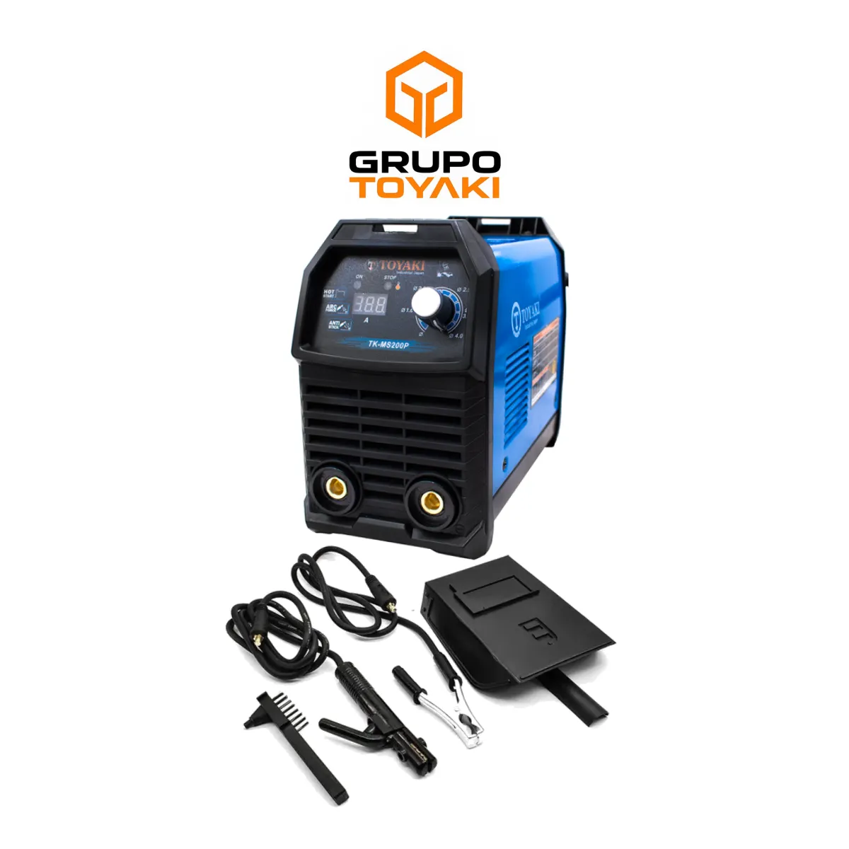 TOYAKI - SOLDADORA INVERTER MMA 200A 220V TOYAKI  TK-MS200P PROFESIONAL