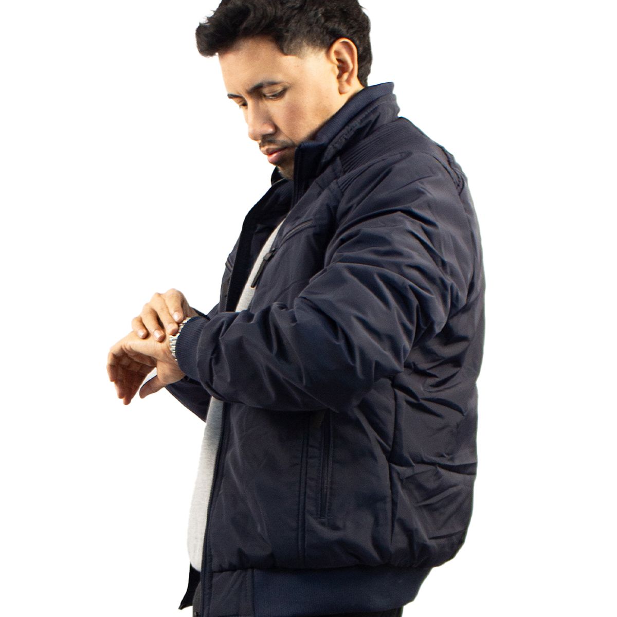 DM DEXMEN - Casaca Dexmen Rayas Azul