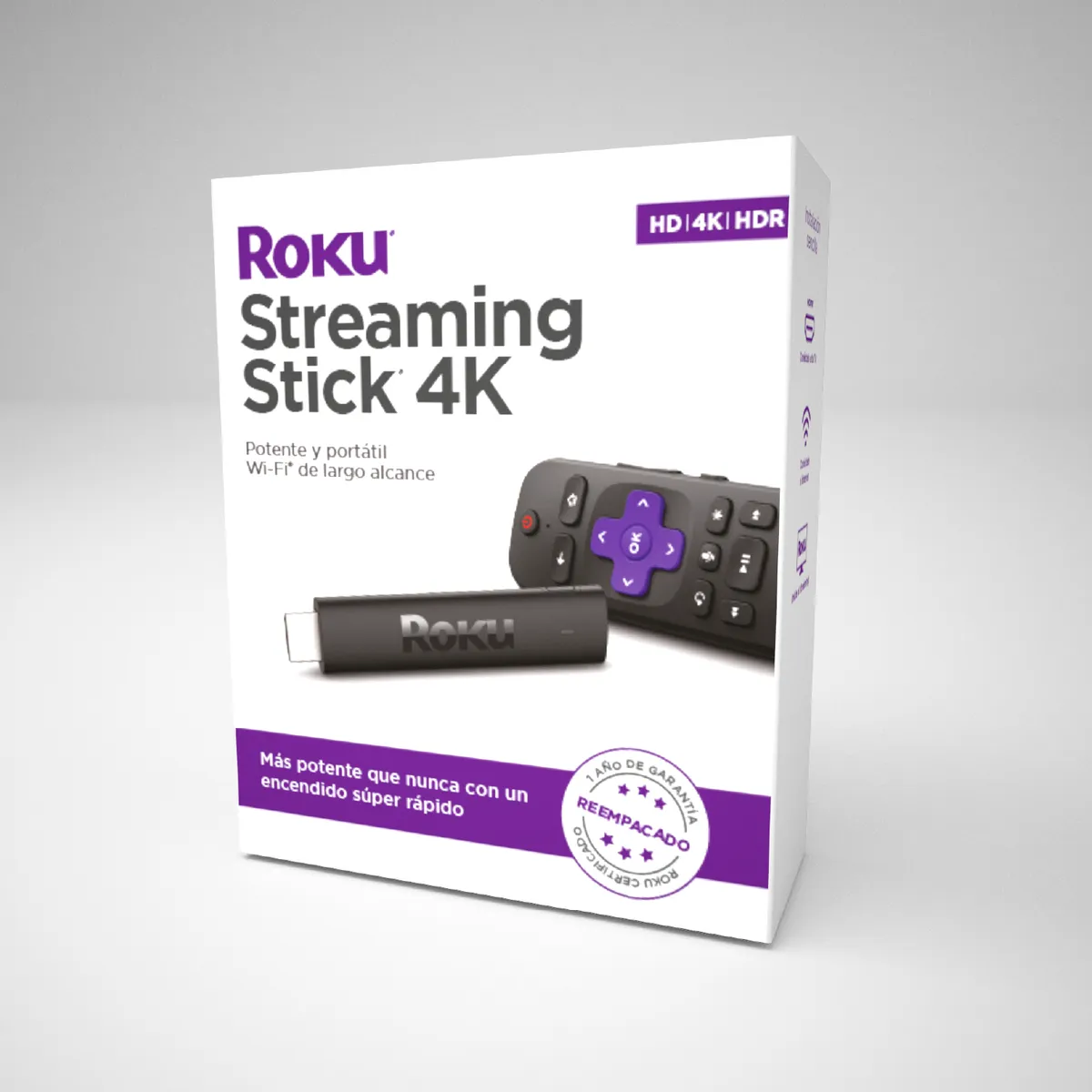 ROKU - Convertidor Smart TV Roku Stick 4K Refurbished