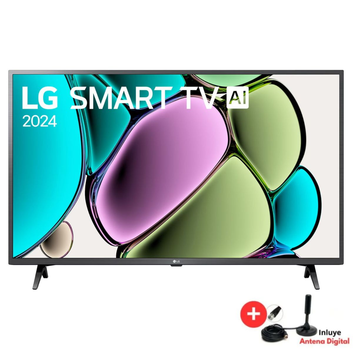 LG - Televisor 43" LG FHD 43LR6000PSA Smart TV AI 2024 + Antena Digital