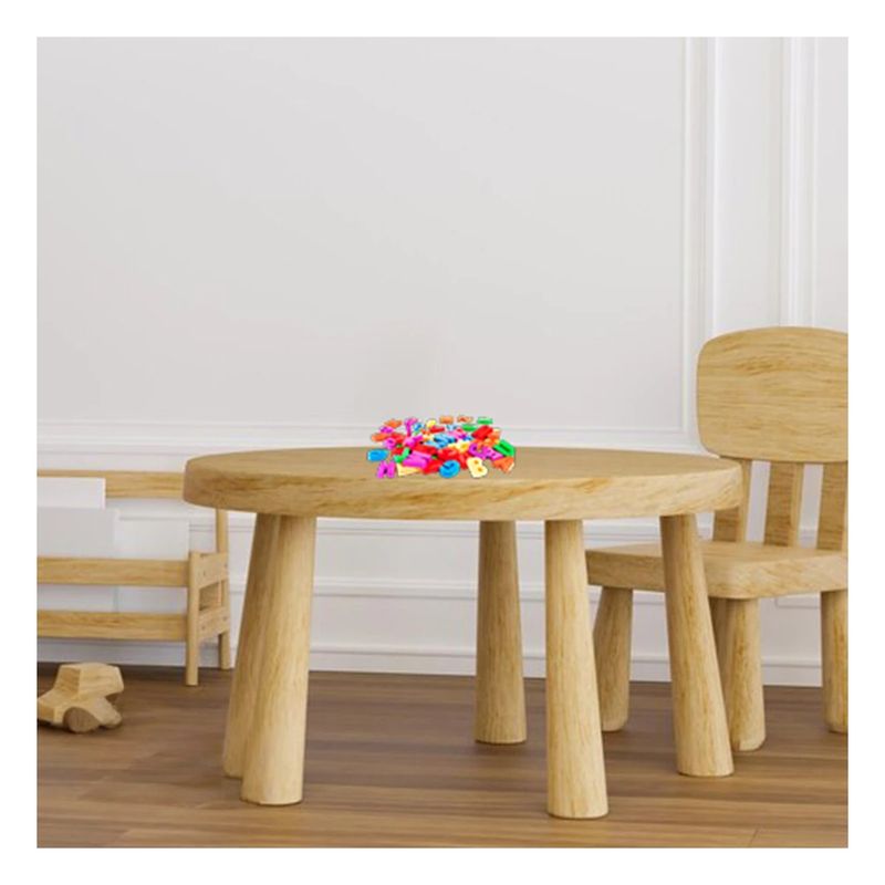 RYBIU IMPORT - Pack4 Piezas Multicolor de Abecedario Y+Banderitas Adhesivas