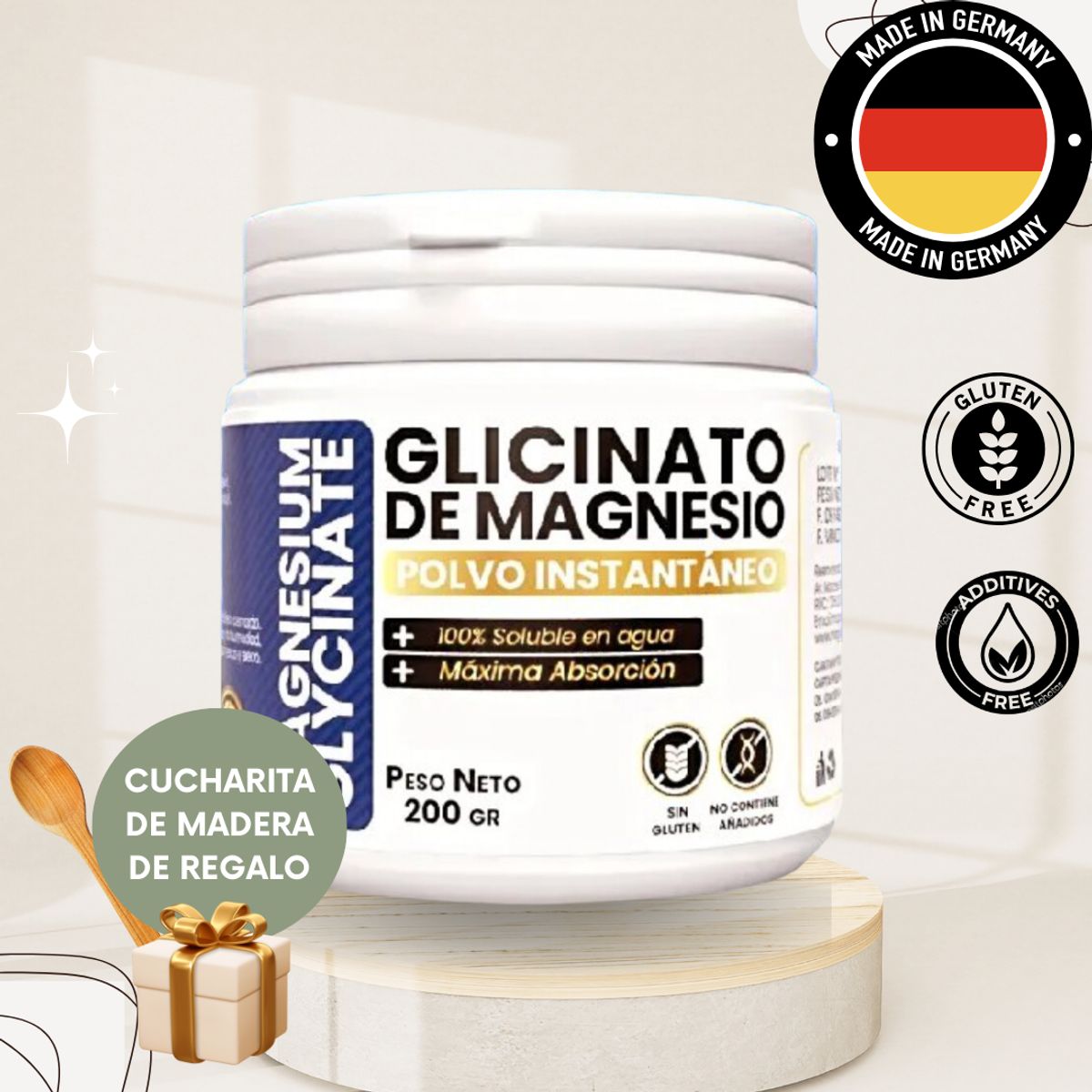 GENERICO - Glicinato de Magnesio Puro