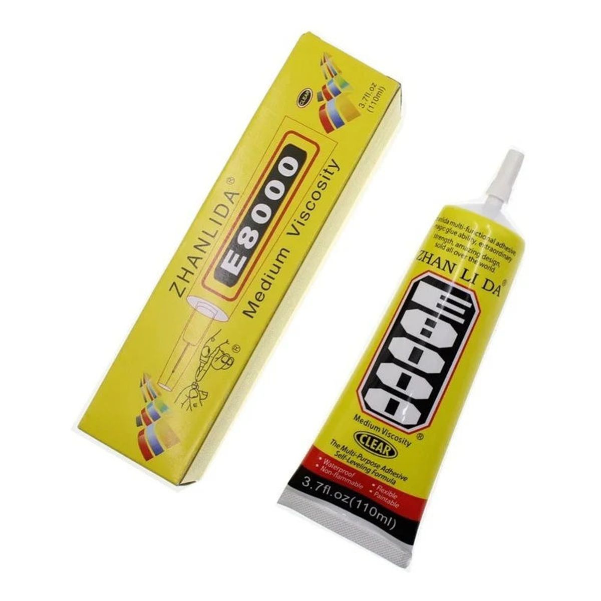 GENERICO - Pegamento Transparente E8000 110ml