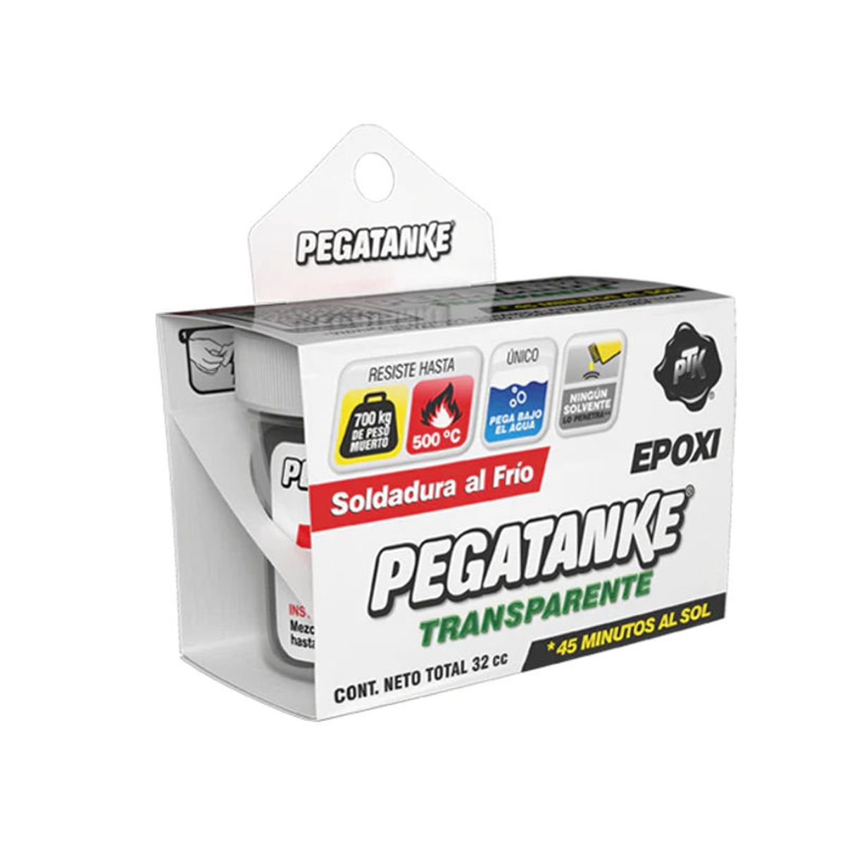 PEGATANKE - PEGATANKE EPOXICO TRANSPARENTE DE 32ML - PVPT077XUN