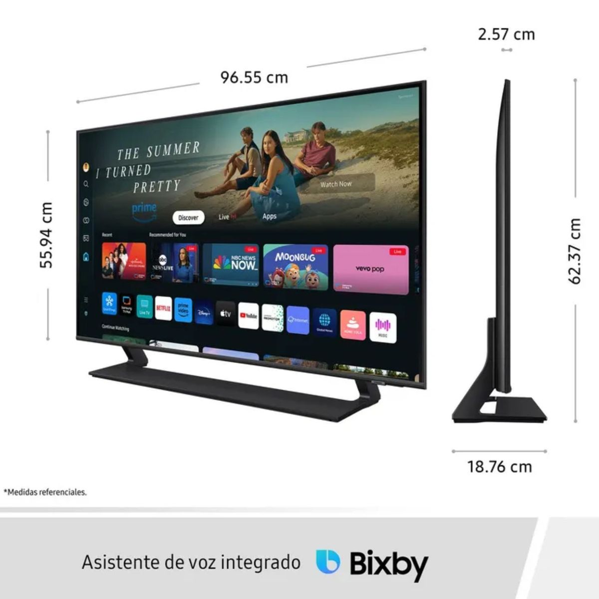 SAMSUNG - Televisor Samsung 43 Qled 4K QN43Q65DAGXPE