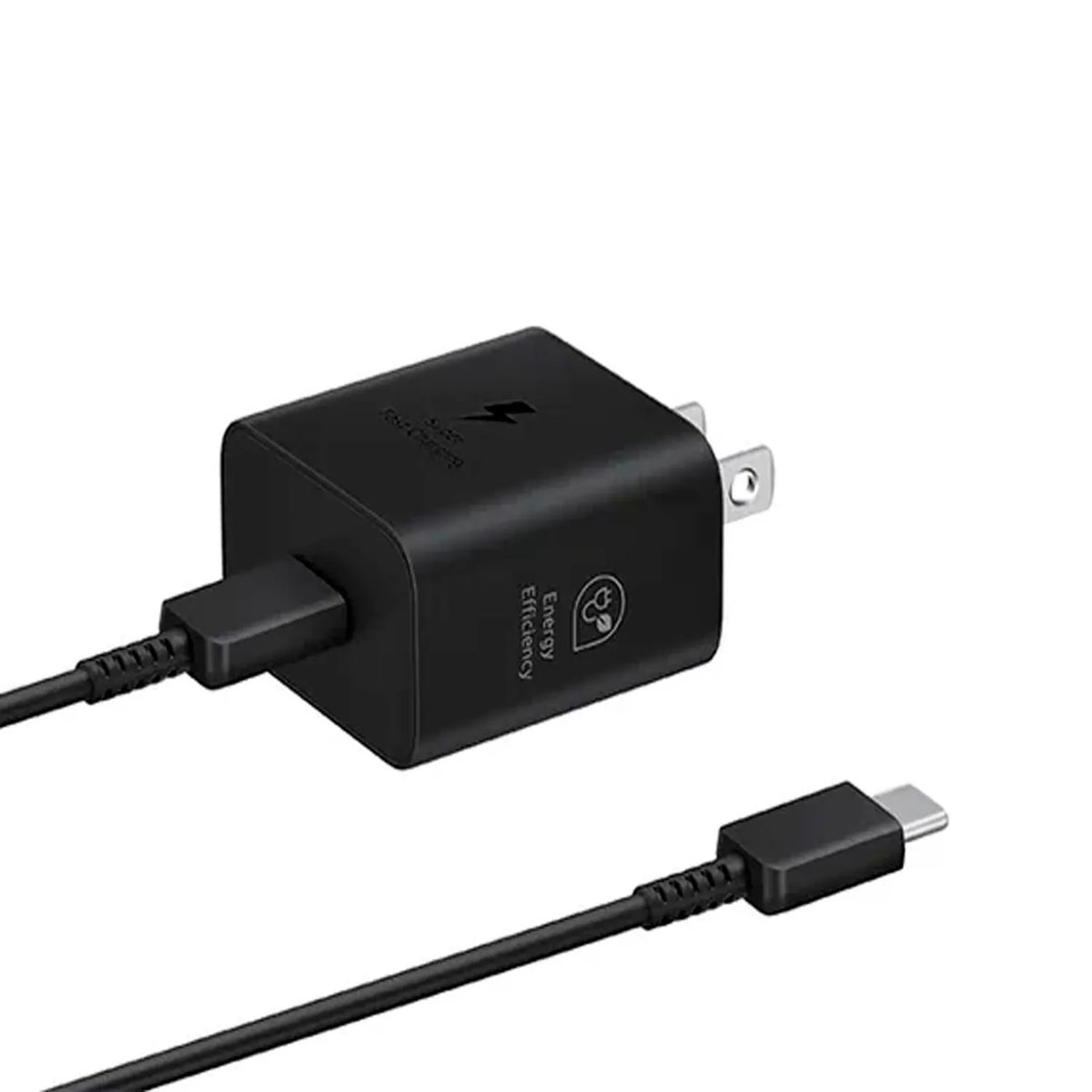SAMSUNG - Cargador Samsung 45W Low Standby Cable C 5A 18cm Negro