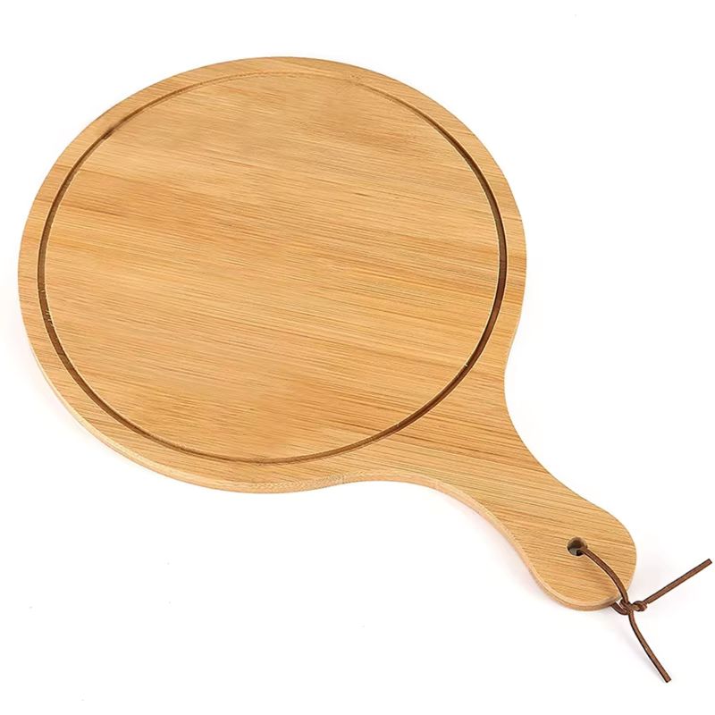 PENTHA - Tabla de Bambú para Picar, Tablero de Pizza 45 x 32cm