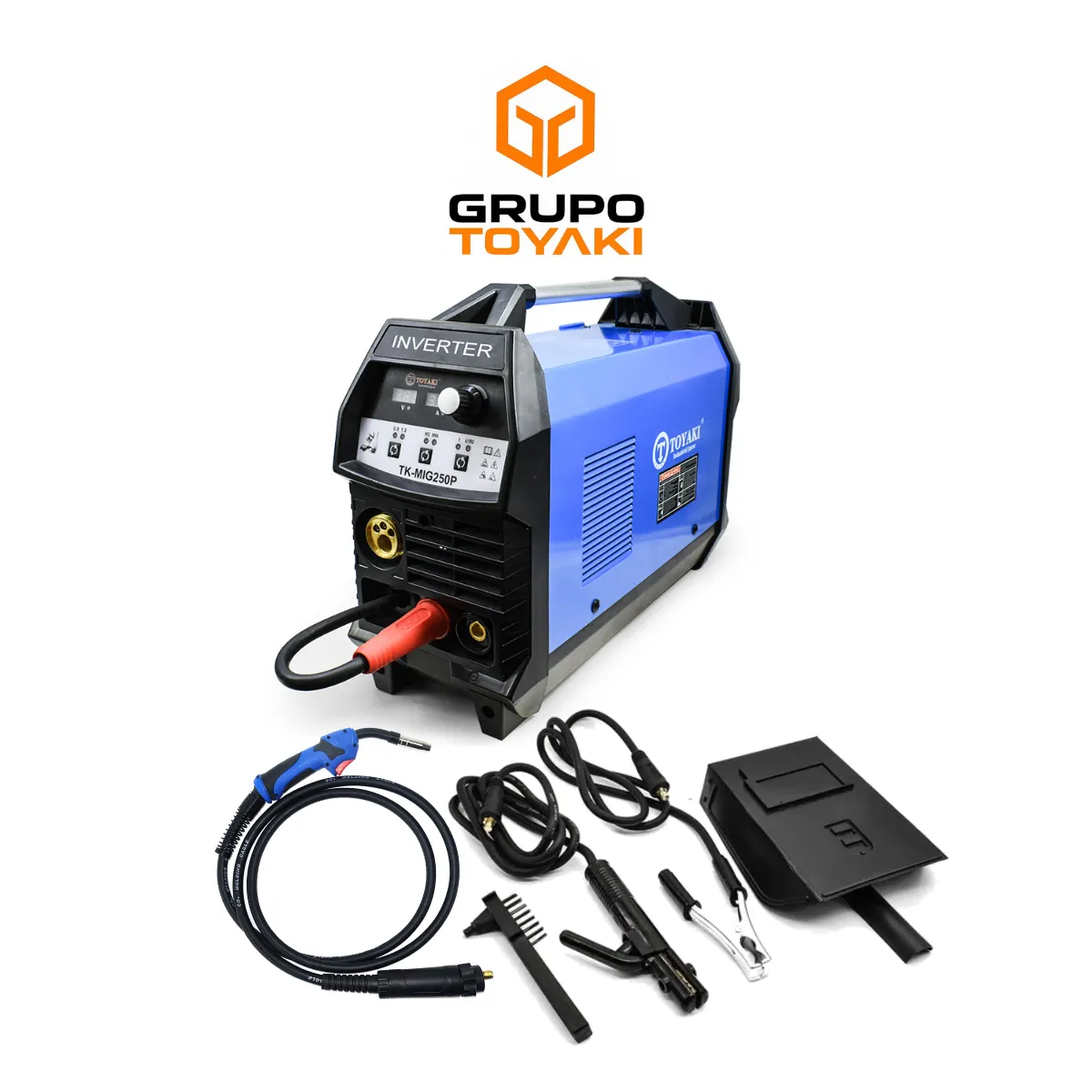 TOYAKI - SOLDADORA INVERTER MIGMMA 250A 220V TOYAKI TK-MIG250P PROFESIONAL