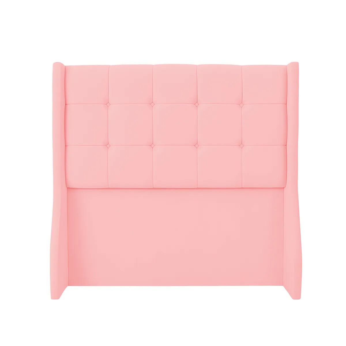MUEBLES MACRUMO - Combo Cama tapizada Atenas - 2 Plz - Rosado + Colchón Semiortopédico