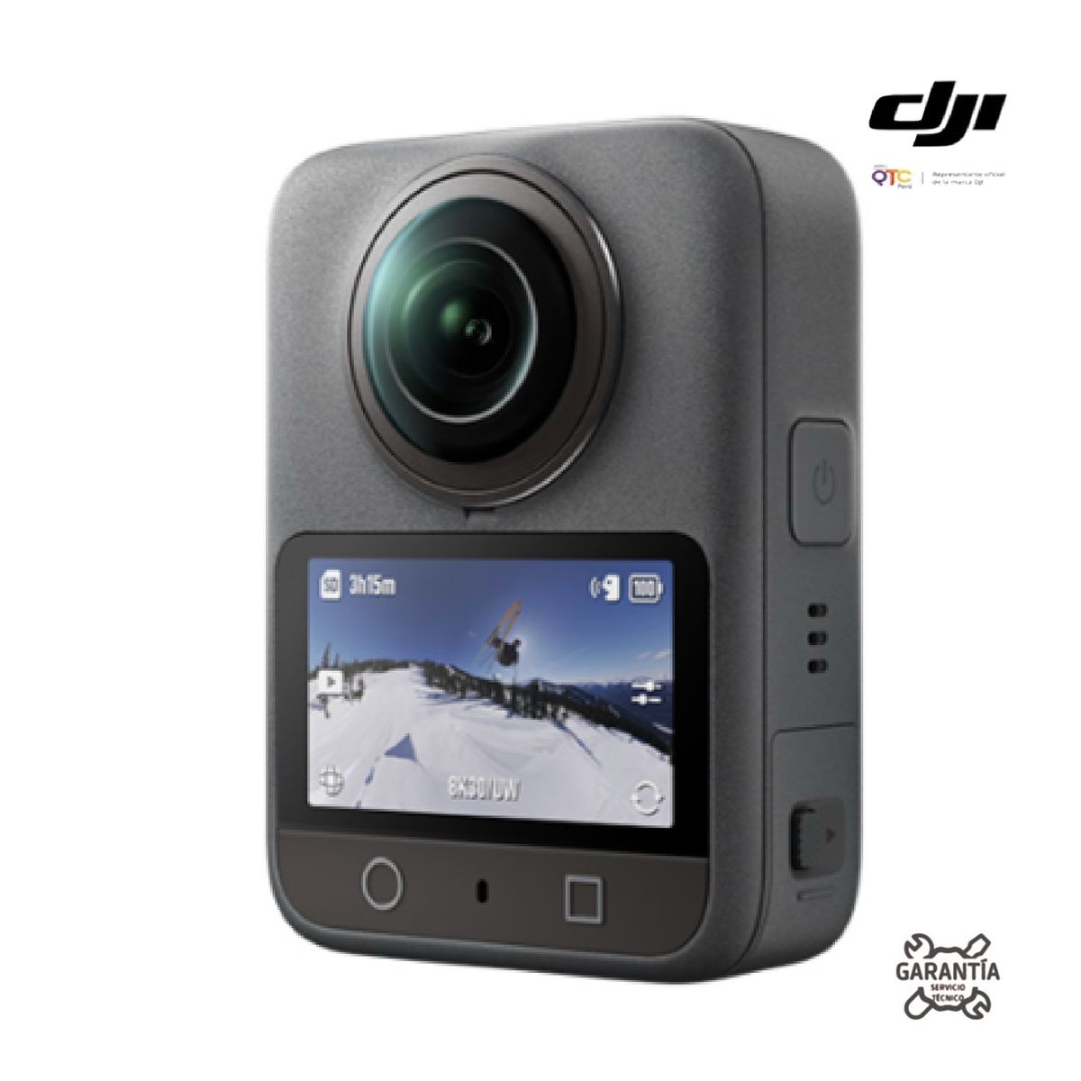 DJI - Cámara DJI Osmo 360 Adventure Combo acción 360° 8K  Sumergible