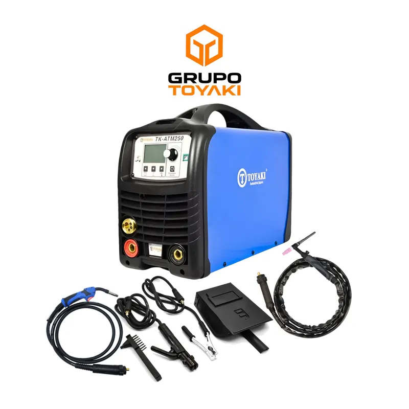 TOYAKI - SOLDADORA INVERTER MIGTIGMMA 250A 220V TOYAKI TK-ATM250 PROFESIONAL