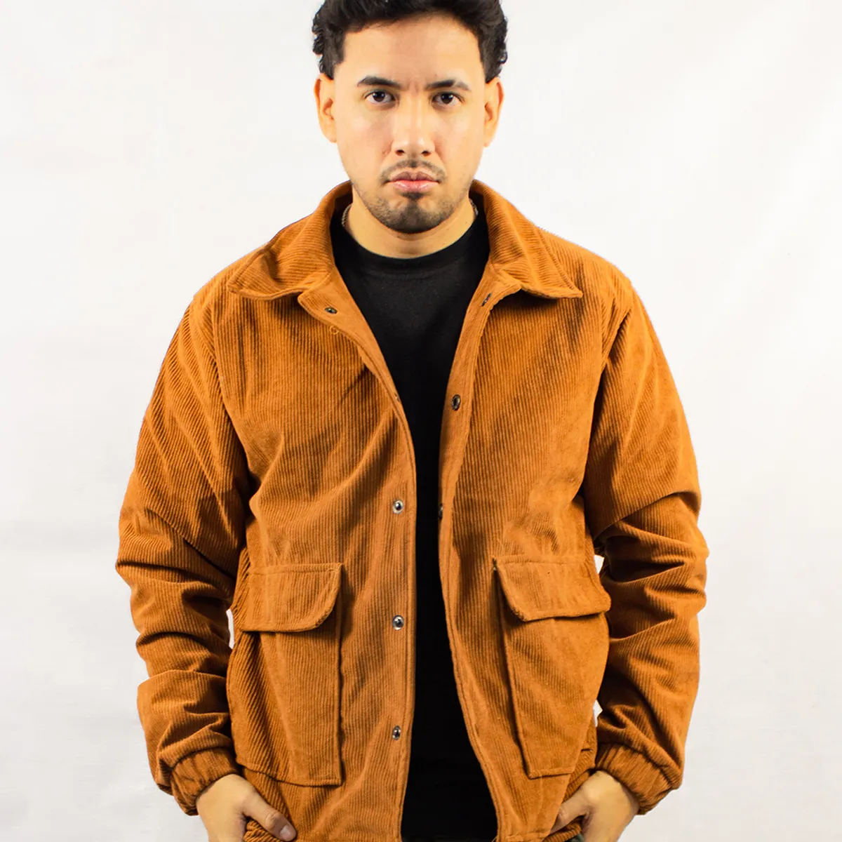 DM DEXMEN - Casaca Dexmen Corduroy Broche Camell