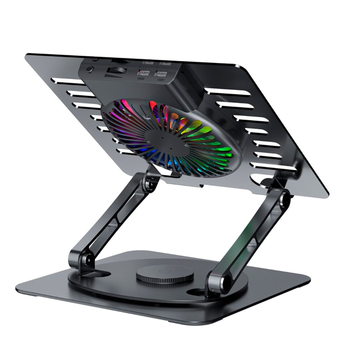 TEROS - Cooler de Notebook Teros TE‑7132N con ventilador RGB 11 cm