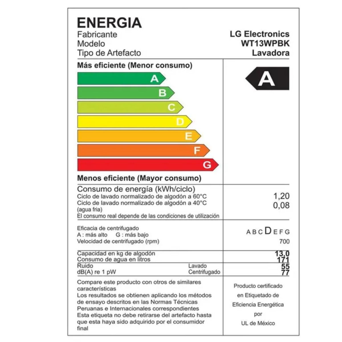 LG - Lavadora LG Carga Superior Smart Motion con TurboDrum 13 Kg WT13WPBK