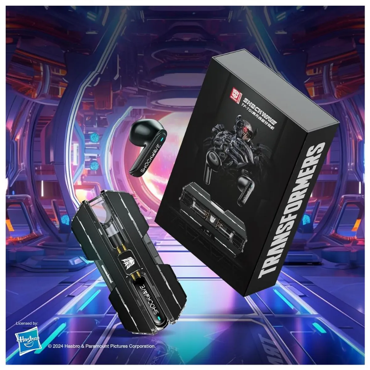 TRANSFORMERS - Audífonos Inalámbricos Transformers In ear TF-T01 - Negro