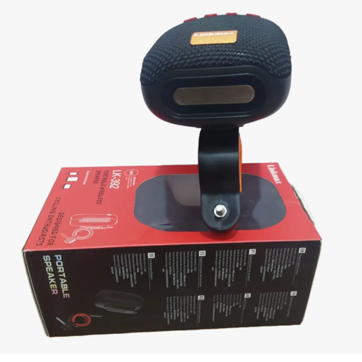 SEISA - Parlante Bluetooth para Moto y Bicicleta Portátil LK-392 Max