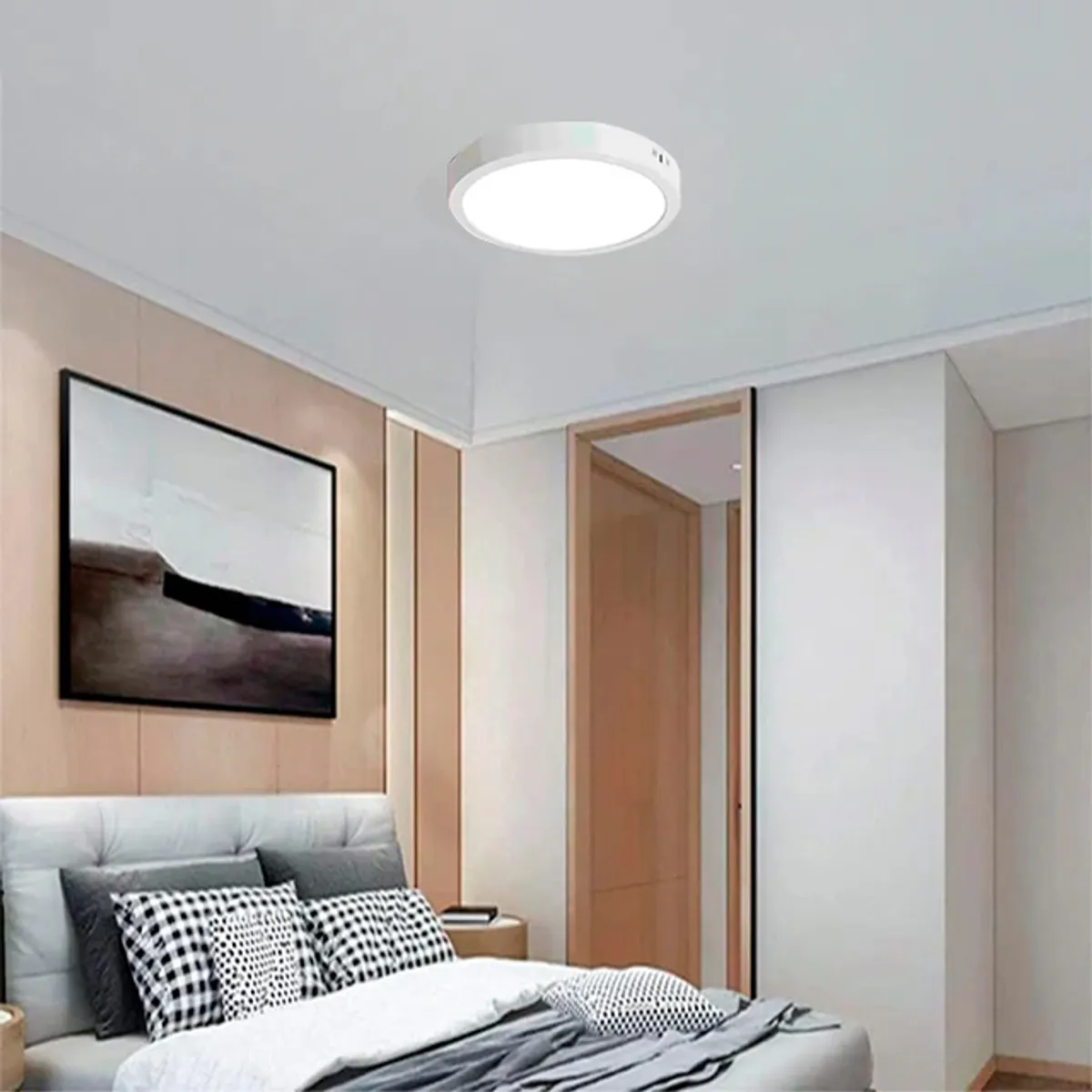 WAILEC - PANEL LED REDONDO POLICARBONATO BLANCO 20W TRICOLOR