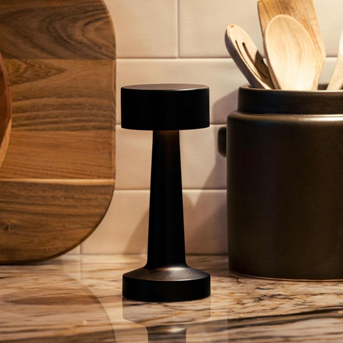 PIA COPELLO STORE - Lámpara de Mesa Inalámbrica Barra Disco