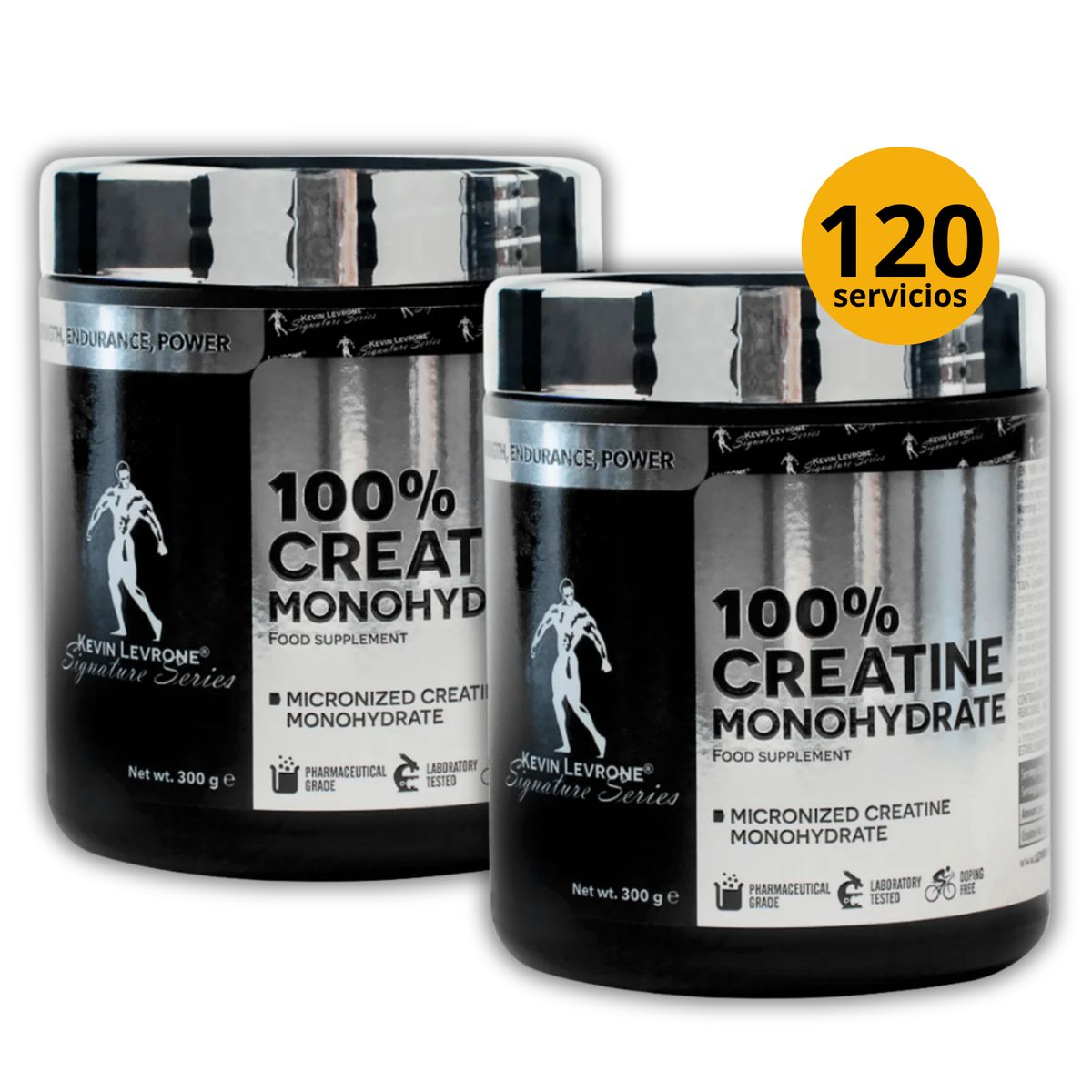KEVIN LEVRONE - CREATINAS KEVIN LEVRONE DE 300gr 2und - CREATINAS MONOHIDRATADA