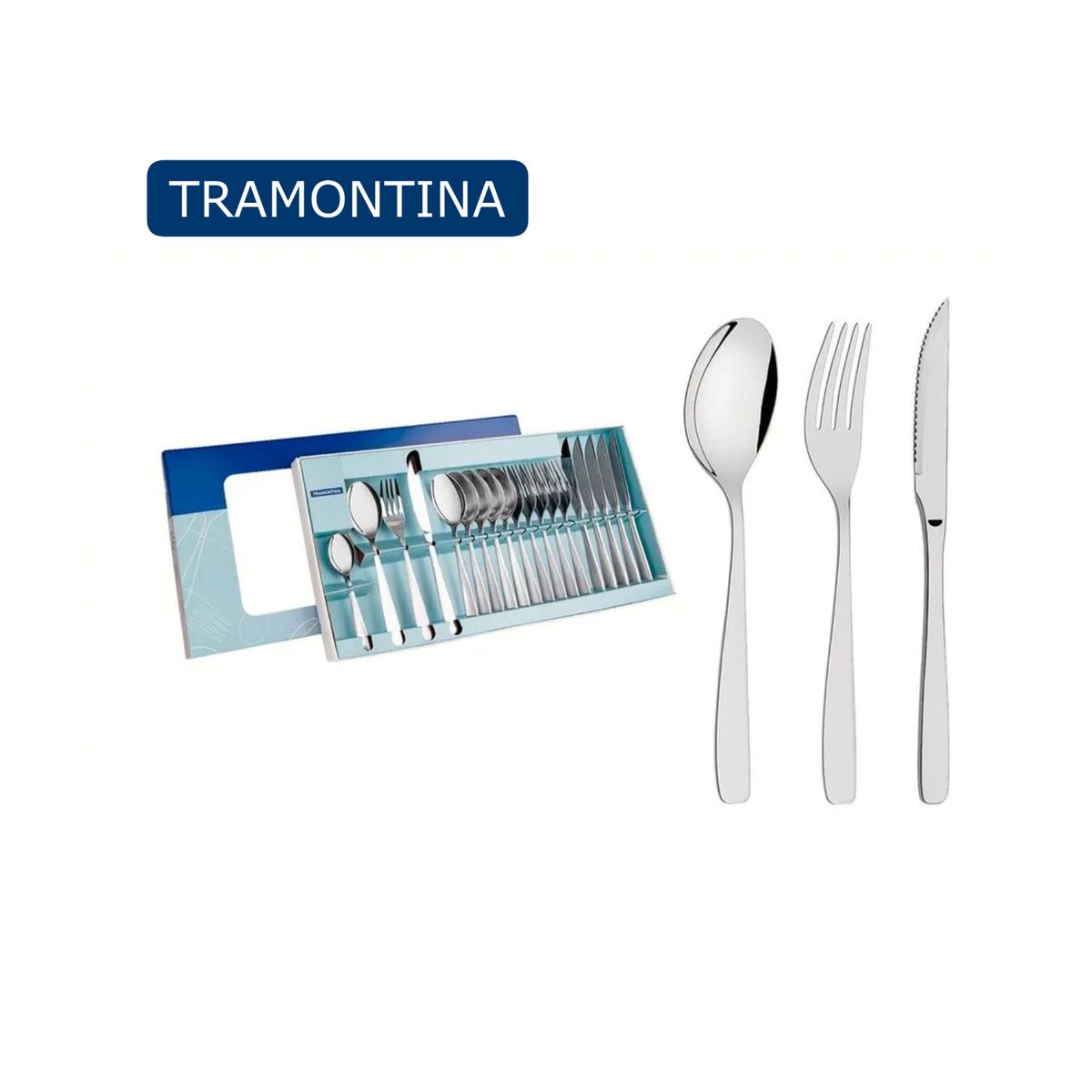 TRAMONTINA - Jgo de Cubiertos x24 pzas Cosmos - Tramontina