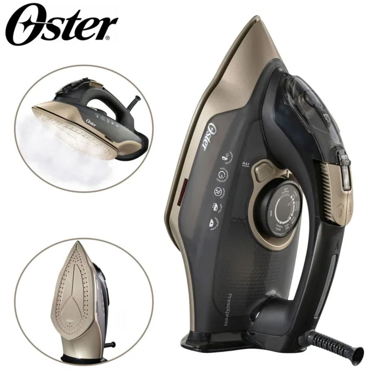 OSTER - Plancha de vapor PRESSXPRESS GCSTPX9000B