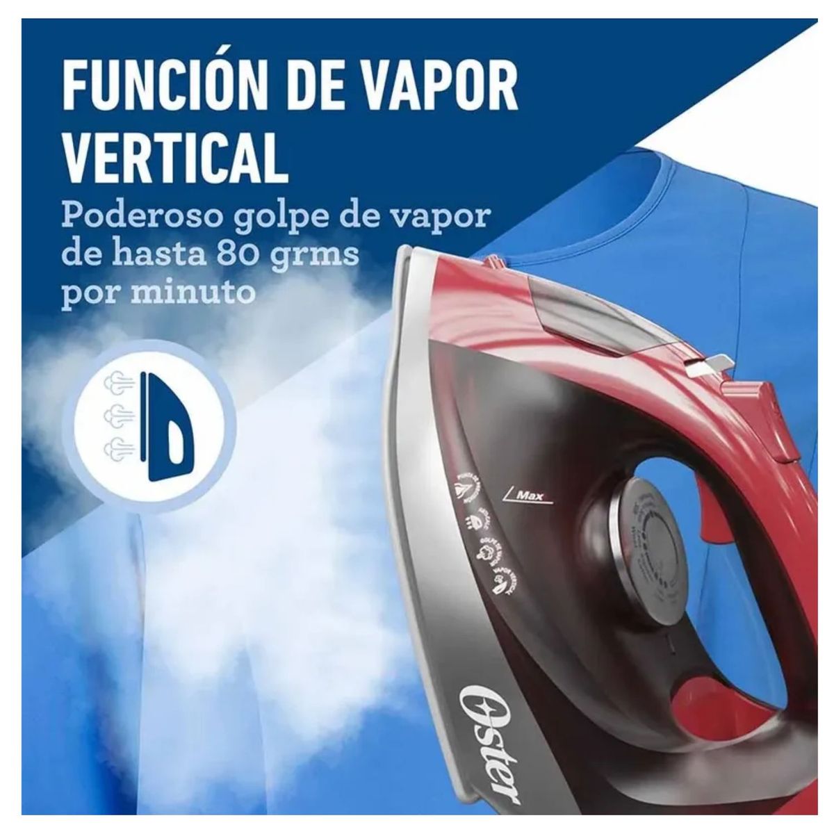 OSTER - Plancha de Vapor Oster con base de Cerámica GCSTBS6051