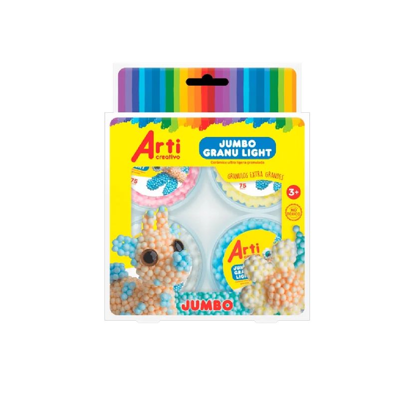 GENERICO - Caja Plastilina Jumbo Granu Light Arti creativo