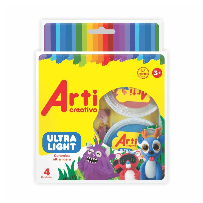 GENERICO - Caja Plastilina Ultra Light Arti creativo