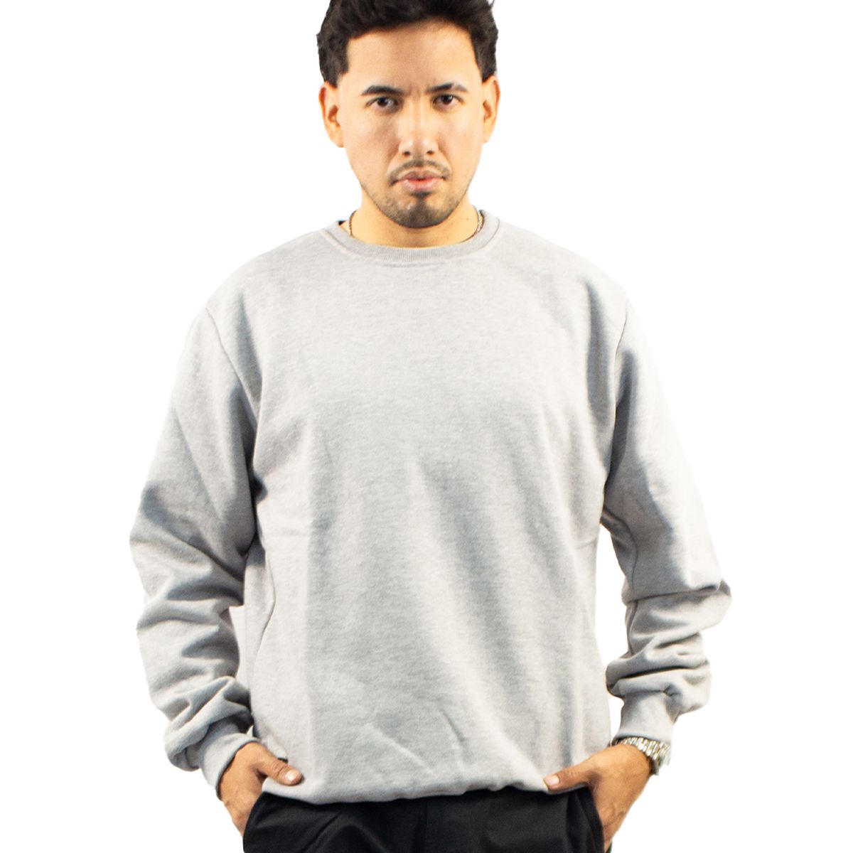 DM DEXMEN - Polera Dexmen Cuello Redondo Gris