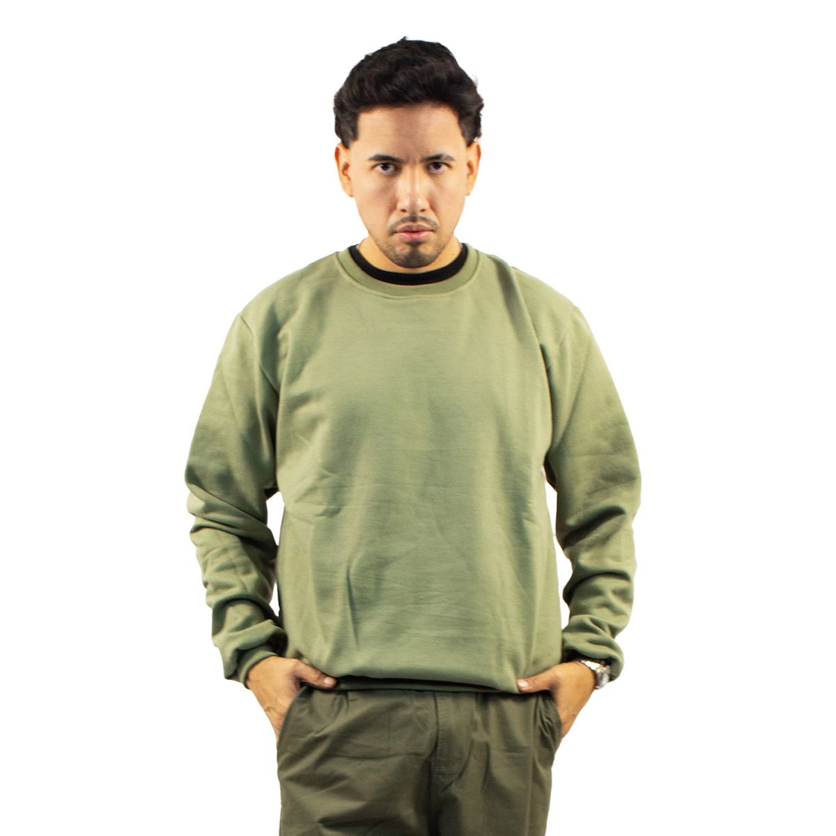 DM DEXMEN - Polera Dexmen Cuello Redondo Verde