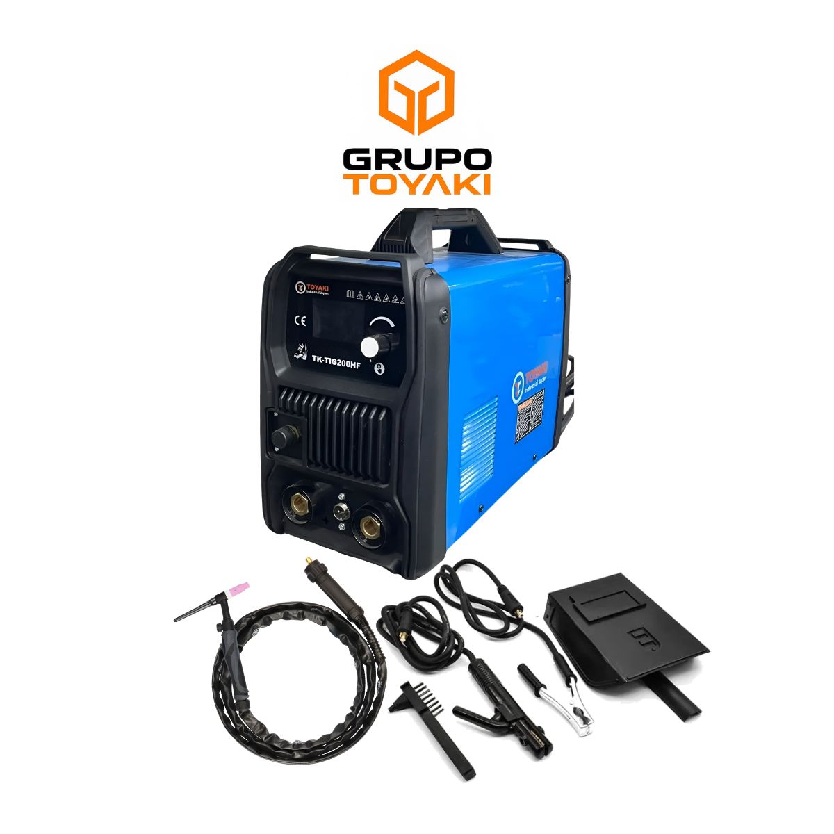 TOYAKI - SOLDADORA INVERTER TIG 200A 220V TOYAKI  TK-TIG200HF PROFESIONAL