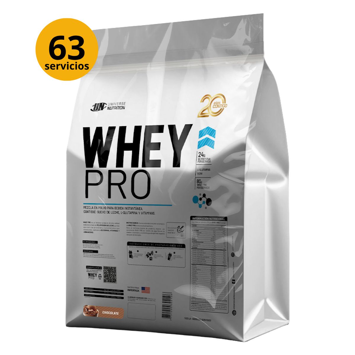 UNIVERSE NUTRITION - WHEYPRO DE 5kg CHOCOLATE - PROTEÍNA WHEY