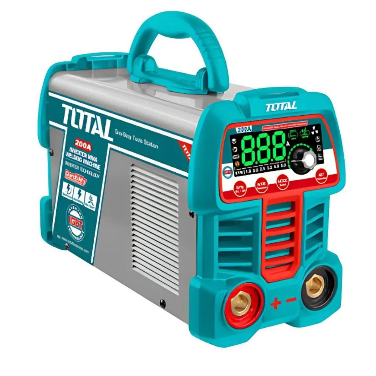 TOTAL TOOLS - Máquina de Soldar Inverter MMATIG VRD 15-200A LCD LED - TW2200691