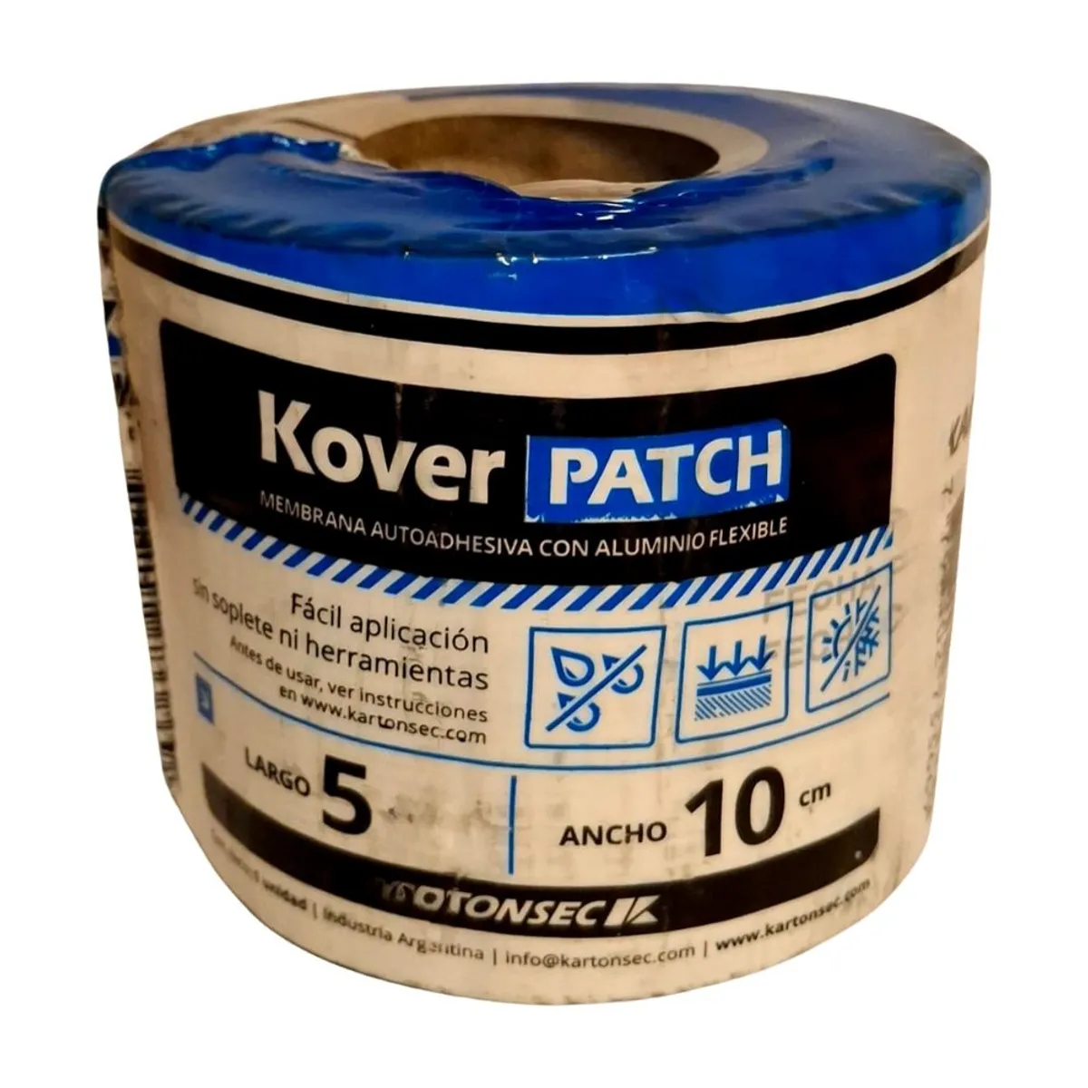 GENERICO - MEMBRANA ASFÁLTICA AUTOADHESIVA KOVERTECH 10X5 MT